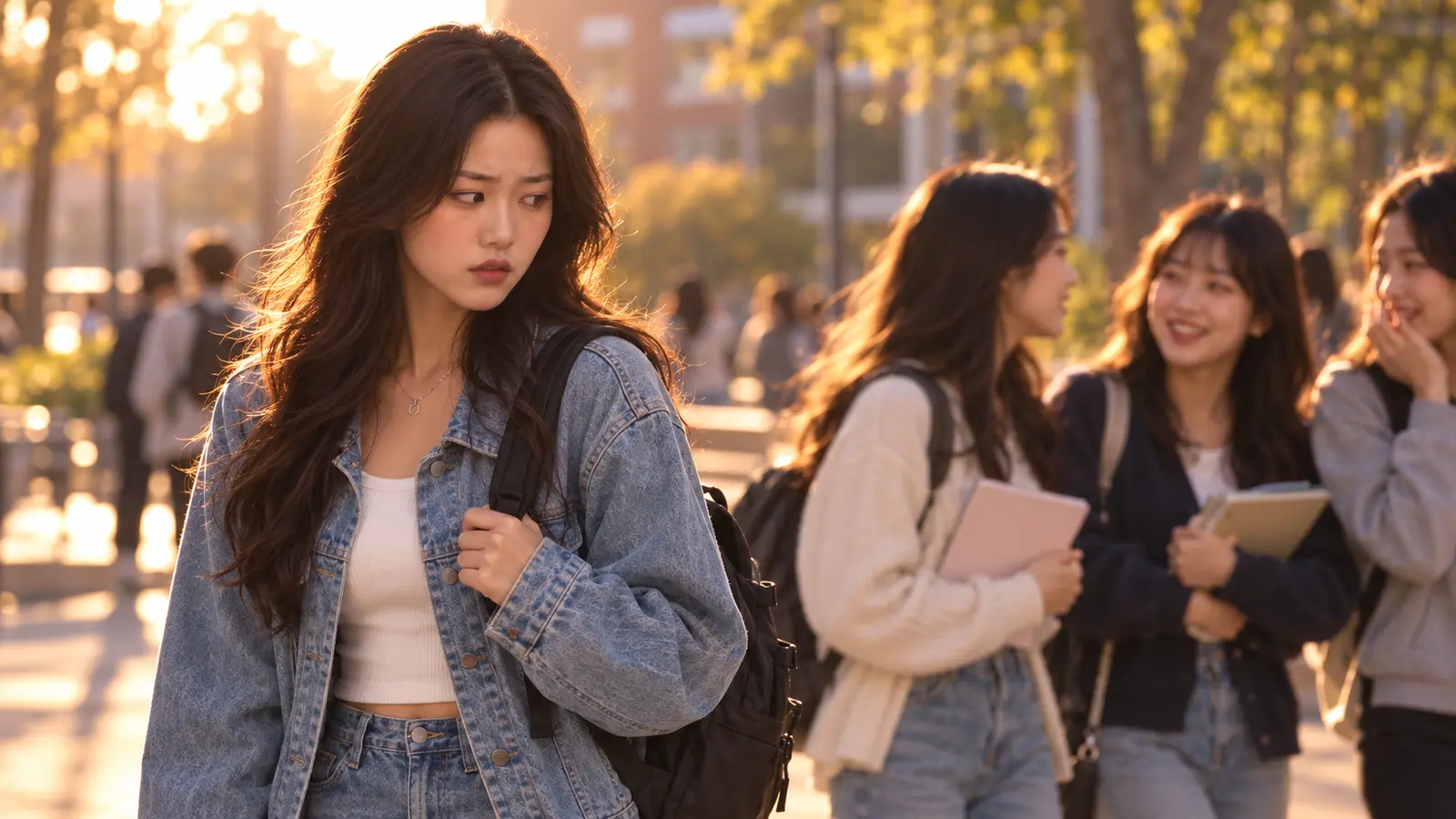 Mina no campus
