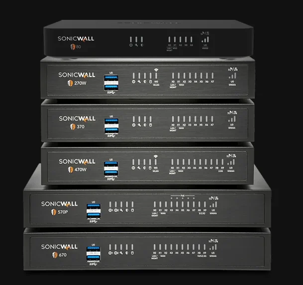 SonicWall · estudo visual de equipamentos