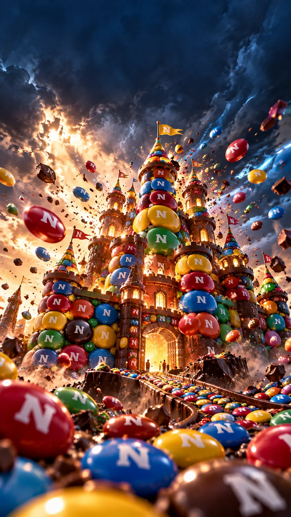 Castelo · tempestade de doces